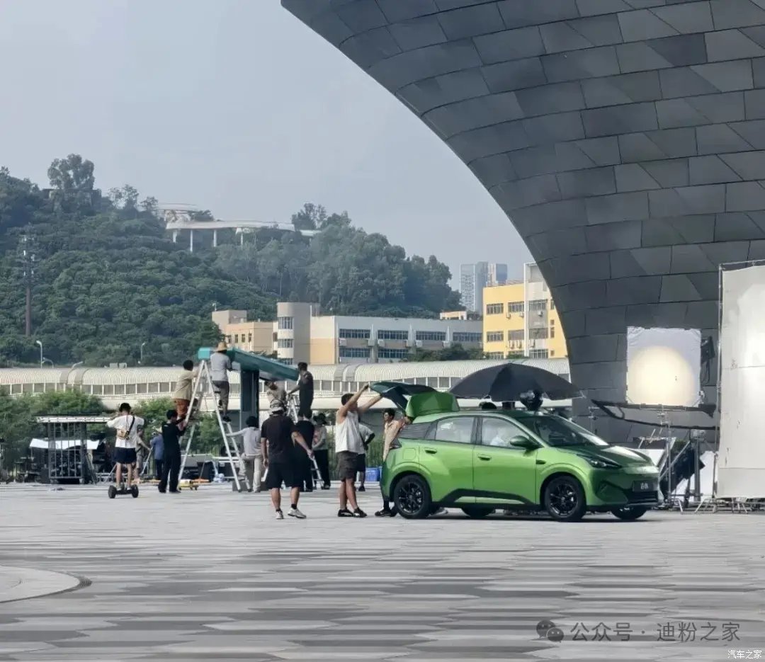 รถต้นแบบ BYD Great Seagull ระหว่างการทดสอบ
